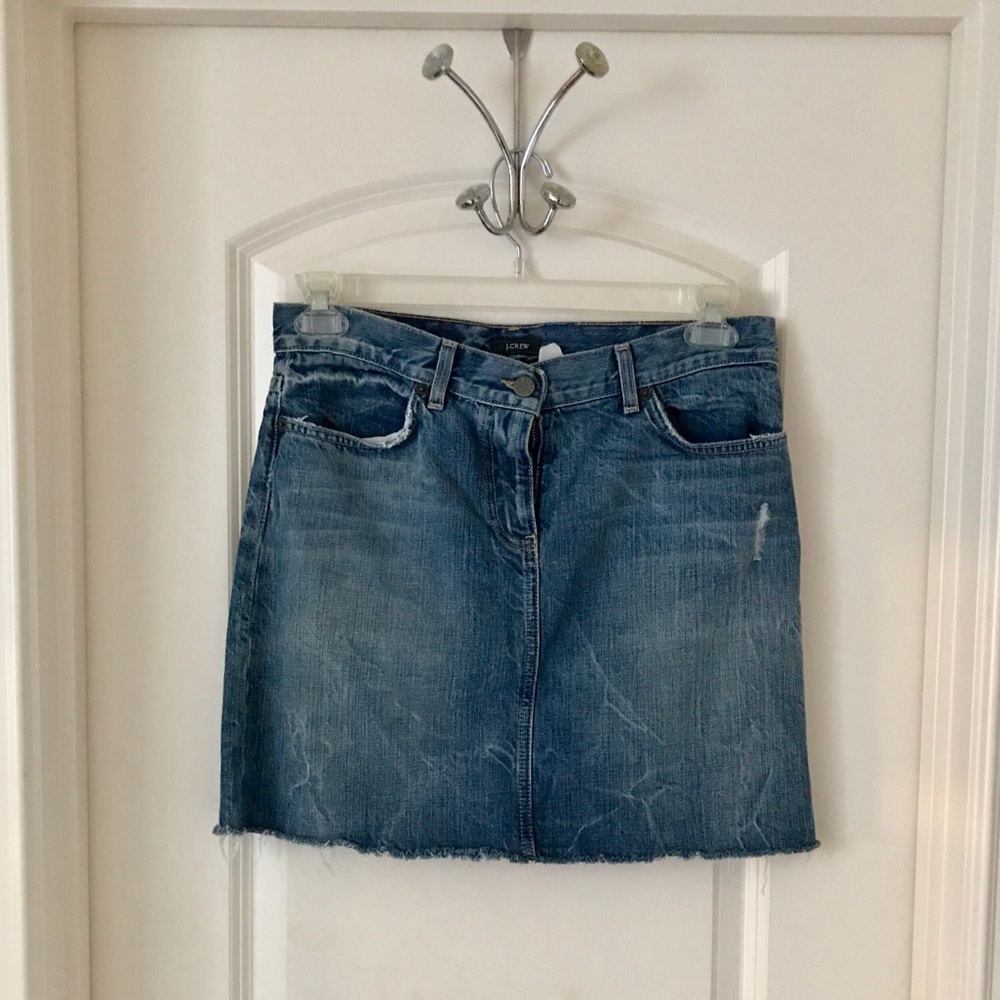 J. Crew denim miniskirt - Size 4